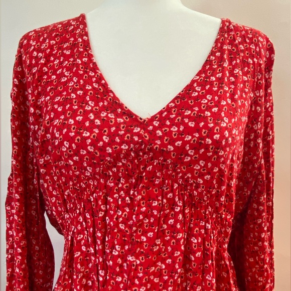 Gap | Red Pansy Dress - Picture 4 of 12